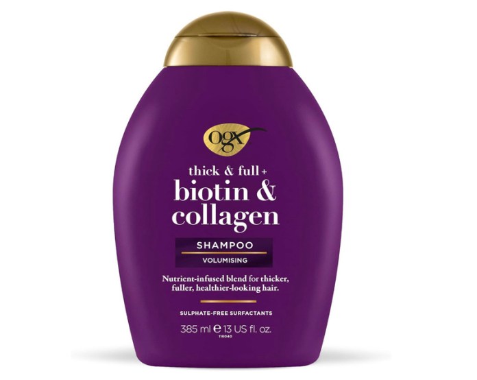 cliomakeup-prodotti-styling-capelli-corti-cortissimi-ogx-shampoo-biotina-collagene
