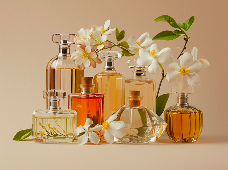 Perfumes de flor de laranjeira